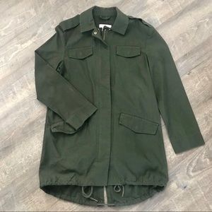 H&M Trench Coat, Dark Green